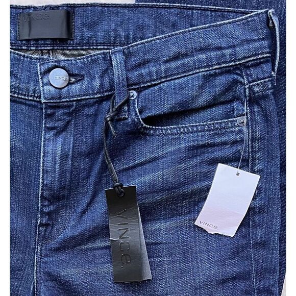 NWT Vince Cameron Cigarette Jeans in Vintage Crease Wash, Size 30 - Picture 6 of 16